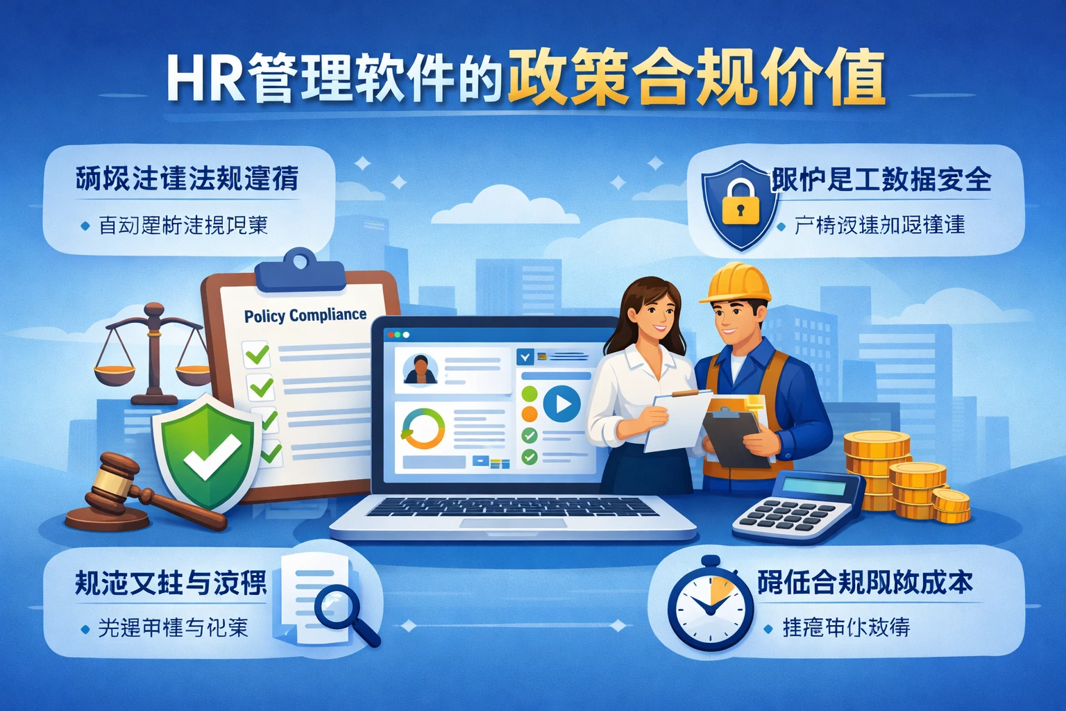 HR管理软件的政策合规价值