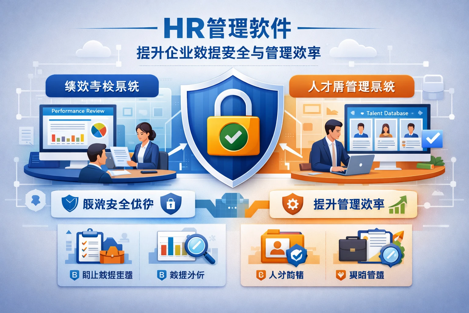 HR管理软件如何通过绩效考核系统与人才库管理系统提升企业数据安全与管理效率