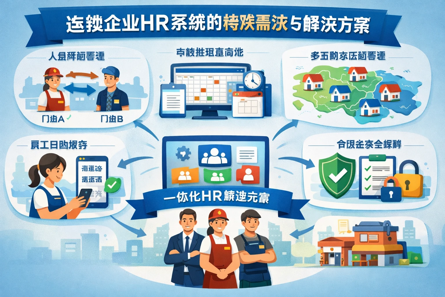 连锁企业HR系统的特殊需求与解决方案