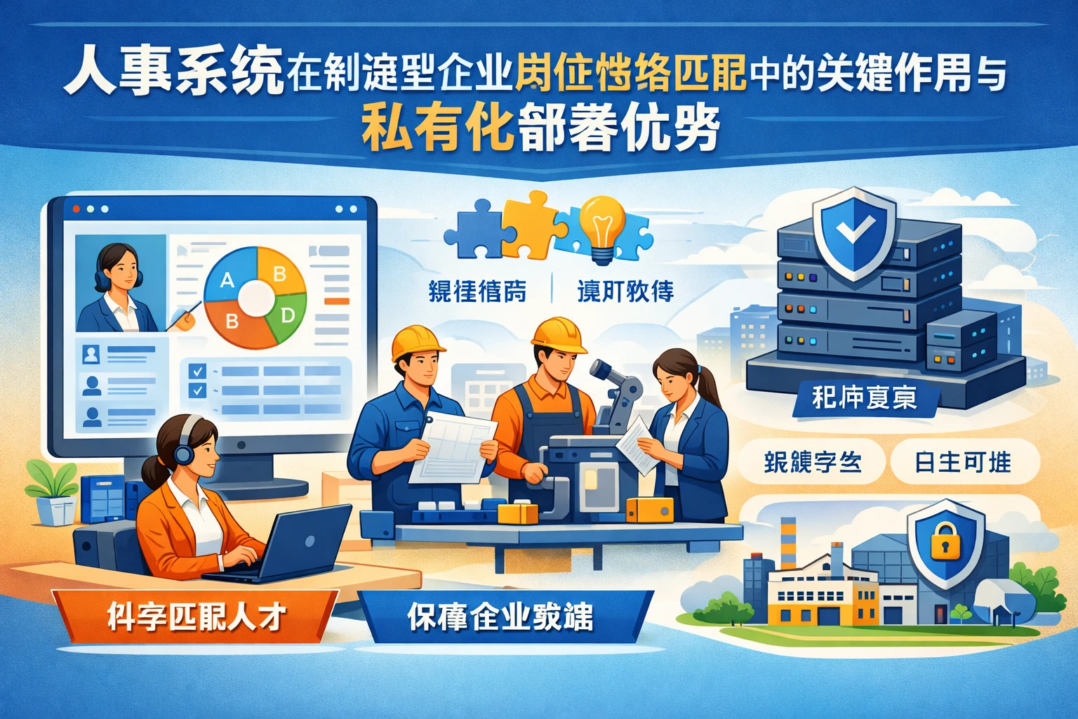 人事系统在制造型企业岗位性格匹配中的关键作用与私有化部署优势