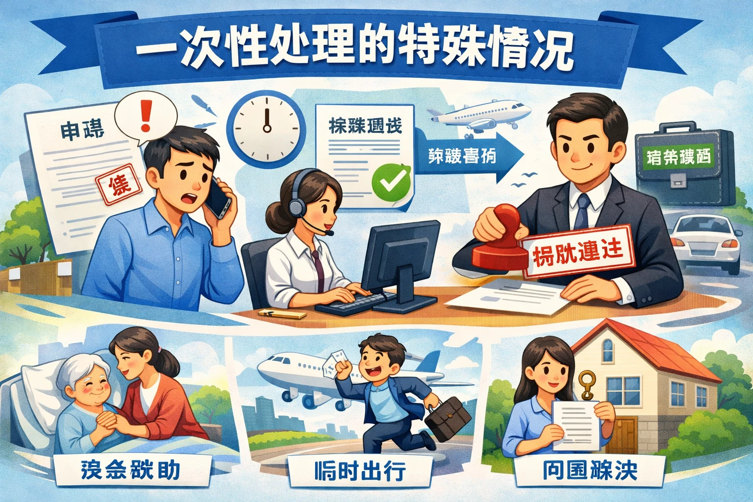 一次性处理的特殊情况