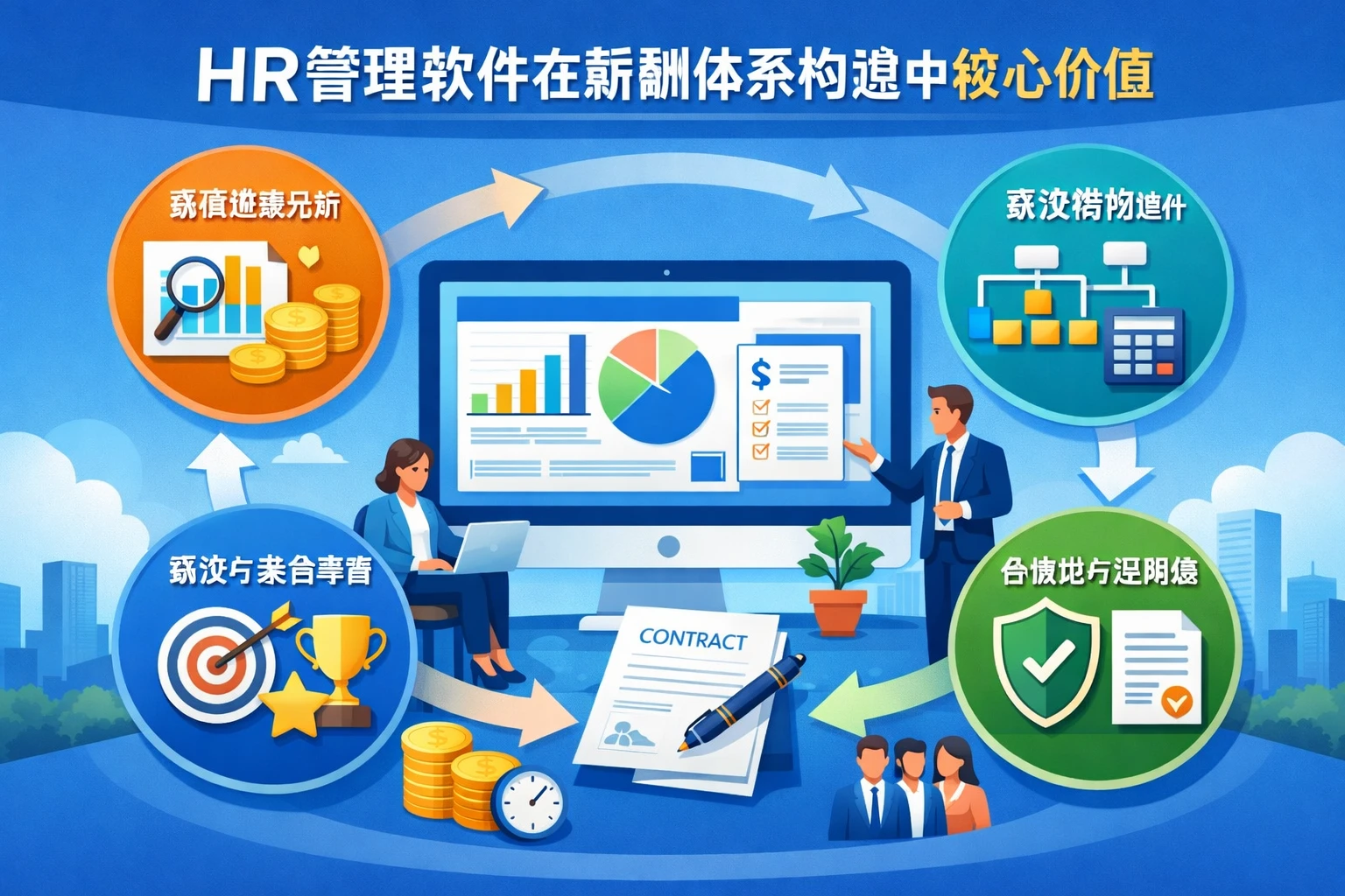 HR管理软件在薪酬体系构建中的核心价值