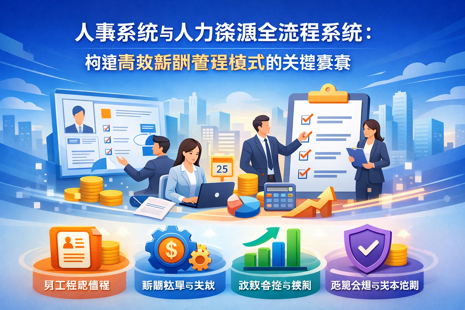 人事系统与人力资源全流程系统：构建高效薪酬管理模式的关键要素