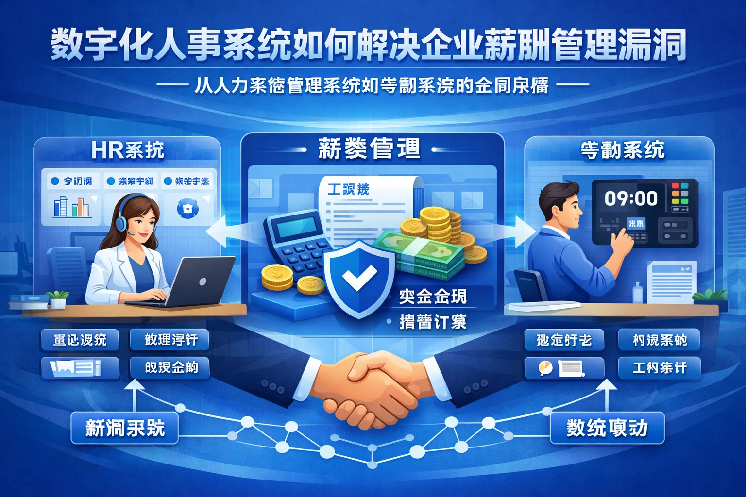 数字化人事系统如何解决企业薪酬管理漏洞——从人力资源管理系统到考勤系统的全面保障
