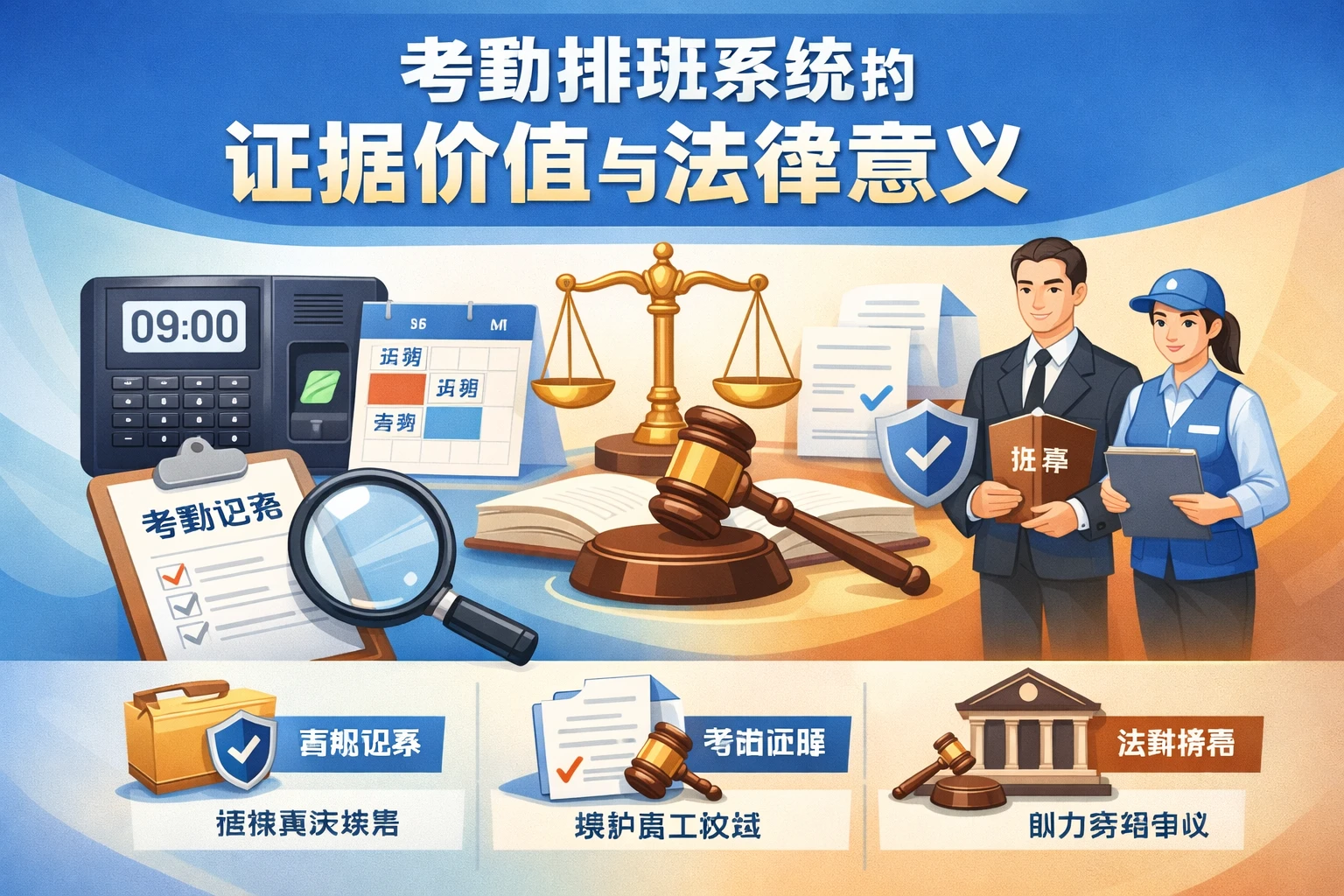 考勤排班系统的证据价值与法律意义