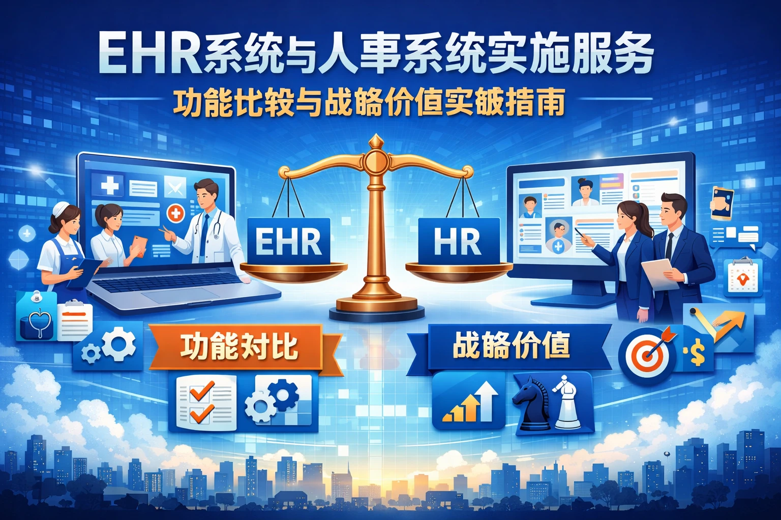 ehr系统与人事系统实施服务：功能比较与战略价值突破指南