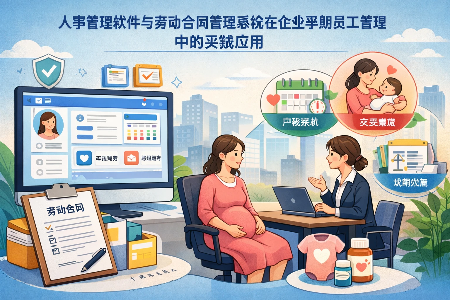 人事管理软件与劳动合同管理系统在企业孕期员工管理中的实践应用