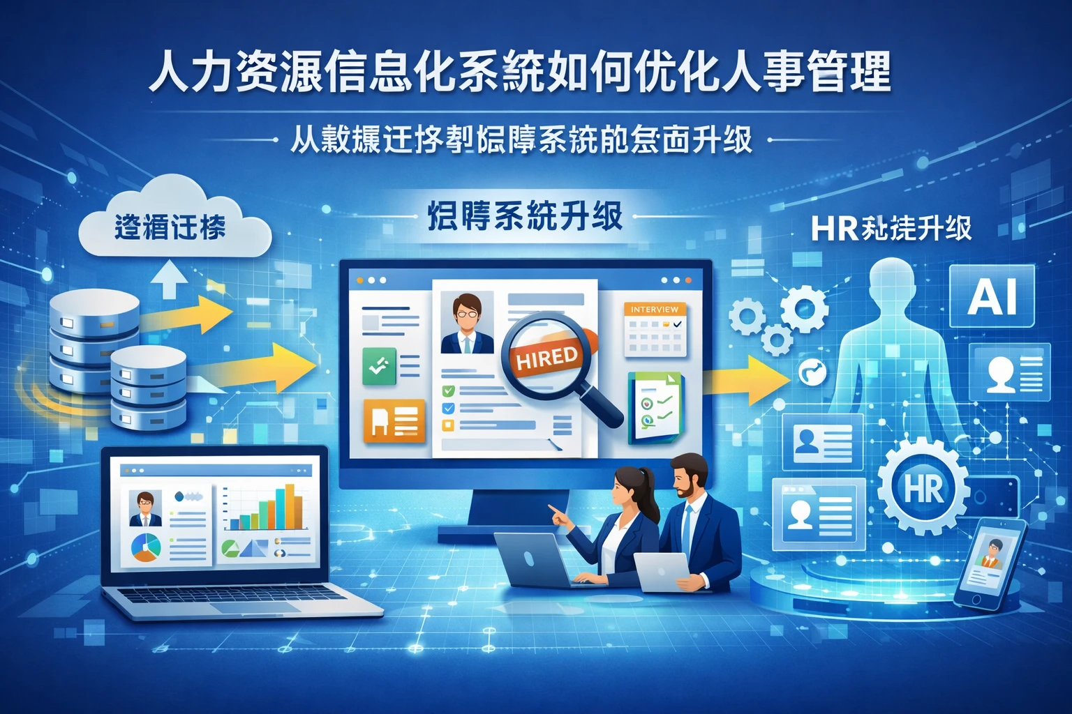 人力资源信息化系统如何优化人事管理:从数据迁移到招聘系统的全面升级