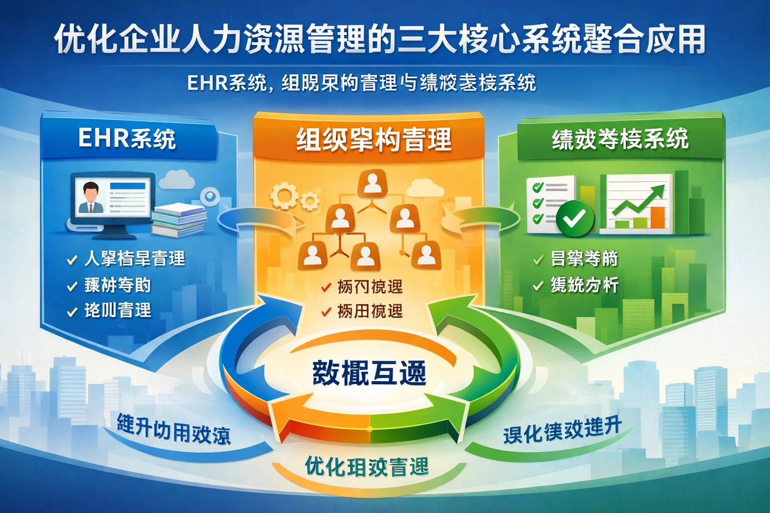 优化企业人力资源管理的三大核心系统：EHR系统、组织架构管理与绩效考核系统的整合应用