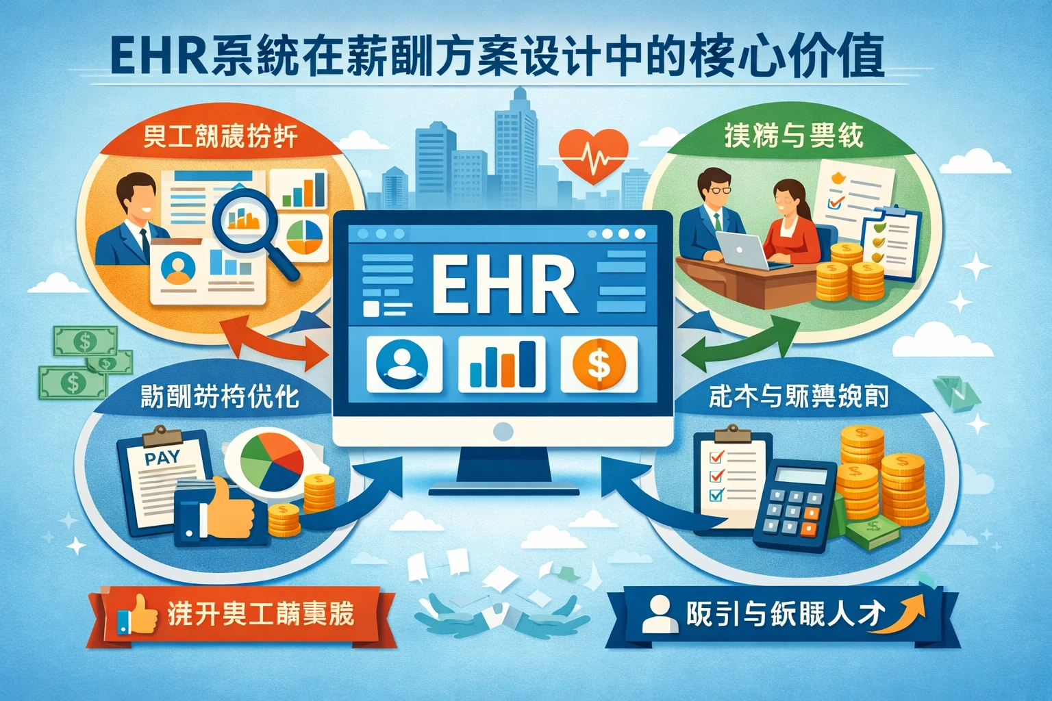 EHR系统在薪酬方案设计中的核心价值