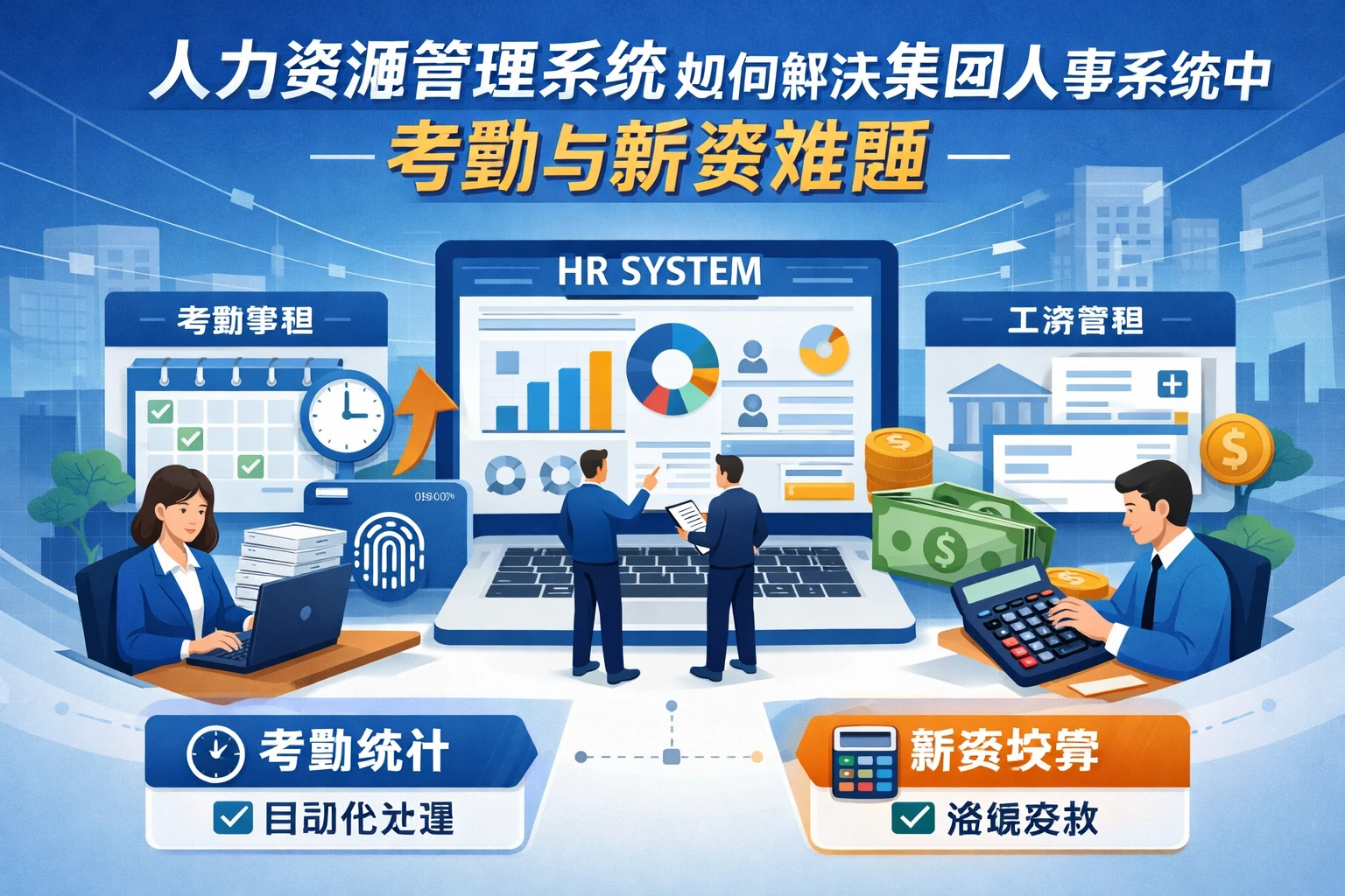 人力资源管理系统如何解决集团人事系统中的考勤与薪资难题