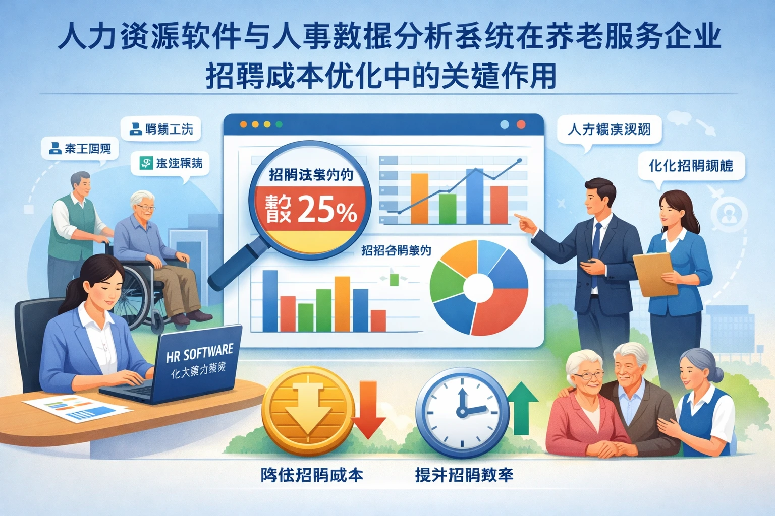人力资源软件与人事数据分析系统在养老服务企业招聘成本优化中的关键作用
