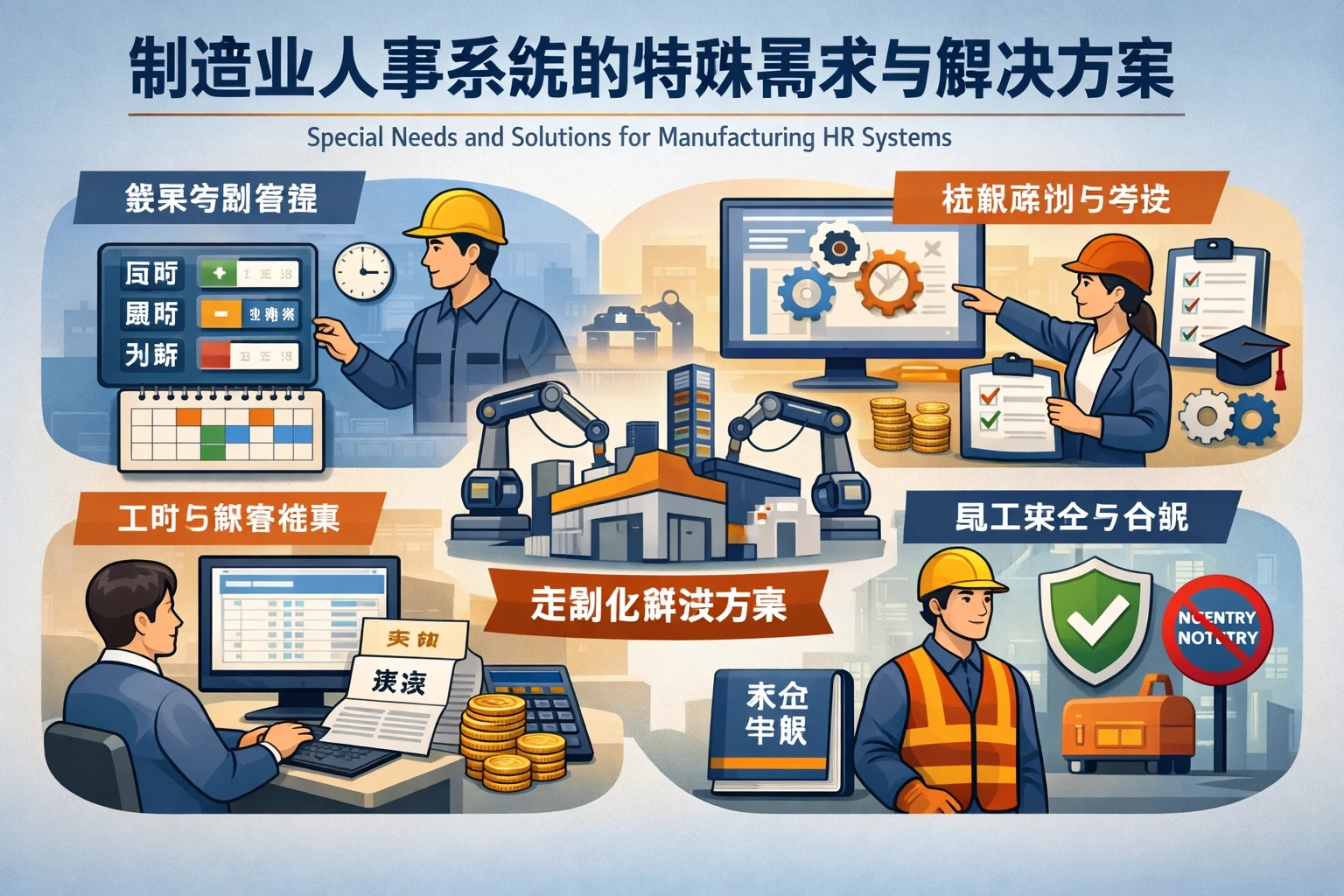 制造业人事系统的特殊需求与解决方案