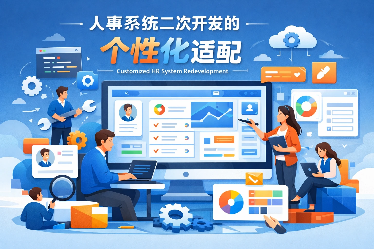 人事系统二次开发的个性化适配