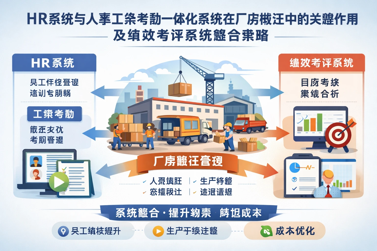HR系统与人事工资考勤一体化系统在厂房搬迁中的关键作用及绩效考评系统整合策略