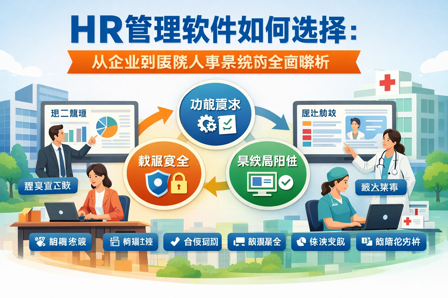 HR管理软件如何选择：从企业到医院人事系统的全面解析