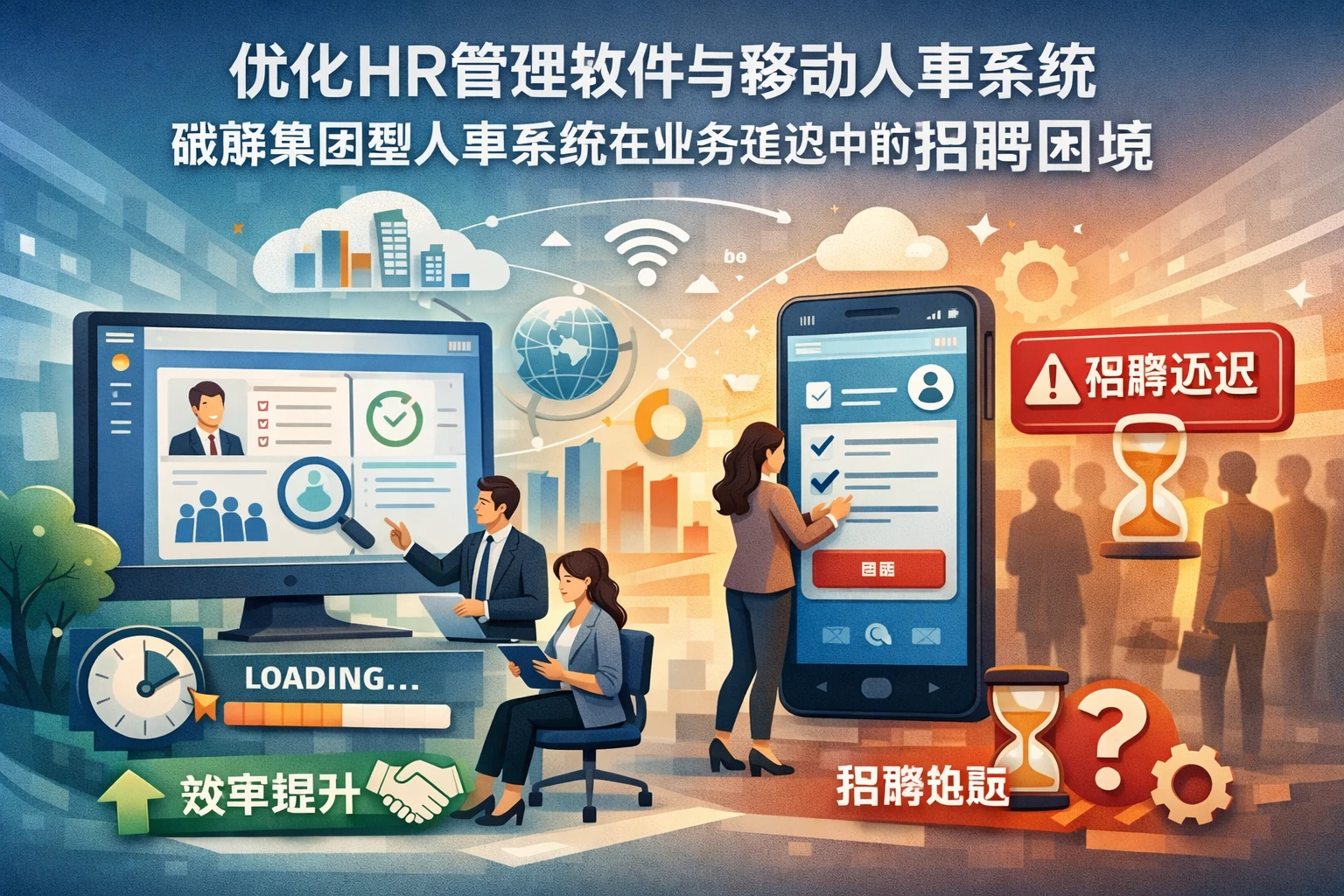 优化HR管理软件与移动人事系统，破解集团型人事系统在业务延迟中的招聘困境