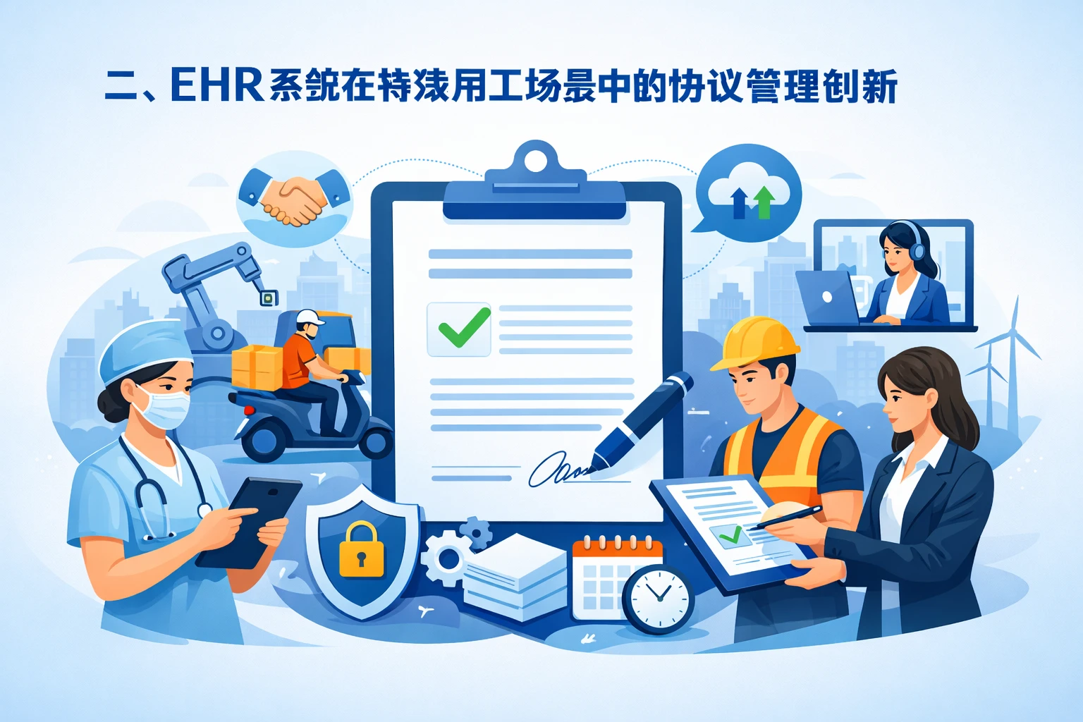 二、EHR系统在特殊用工场景中的协议管理创新