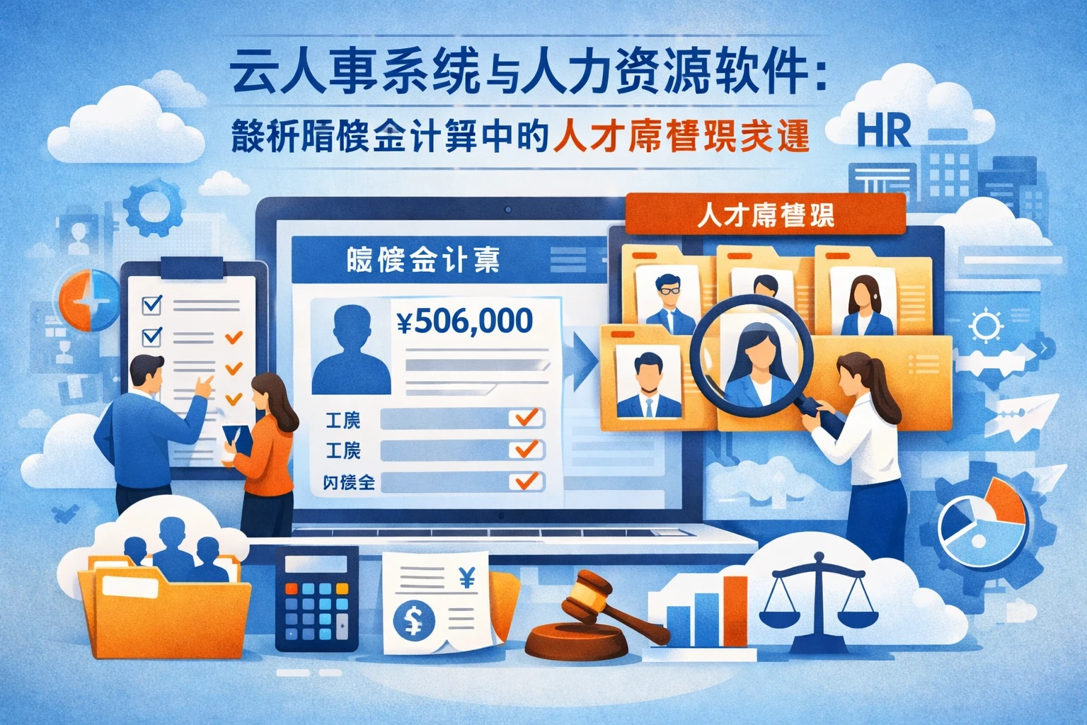 云人事系统与人力资源软件：解析赔偿金计算中的人才库管理关键