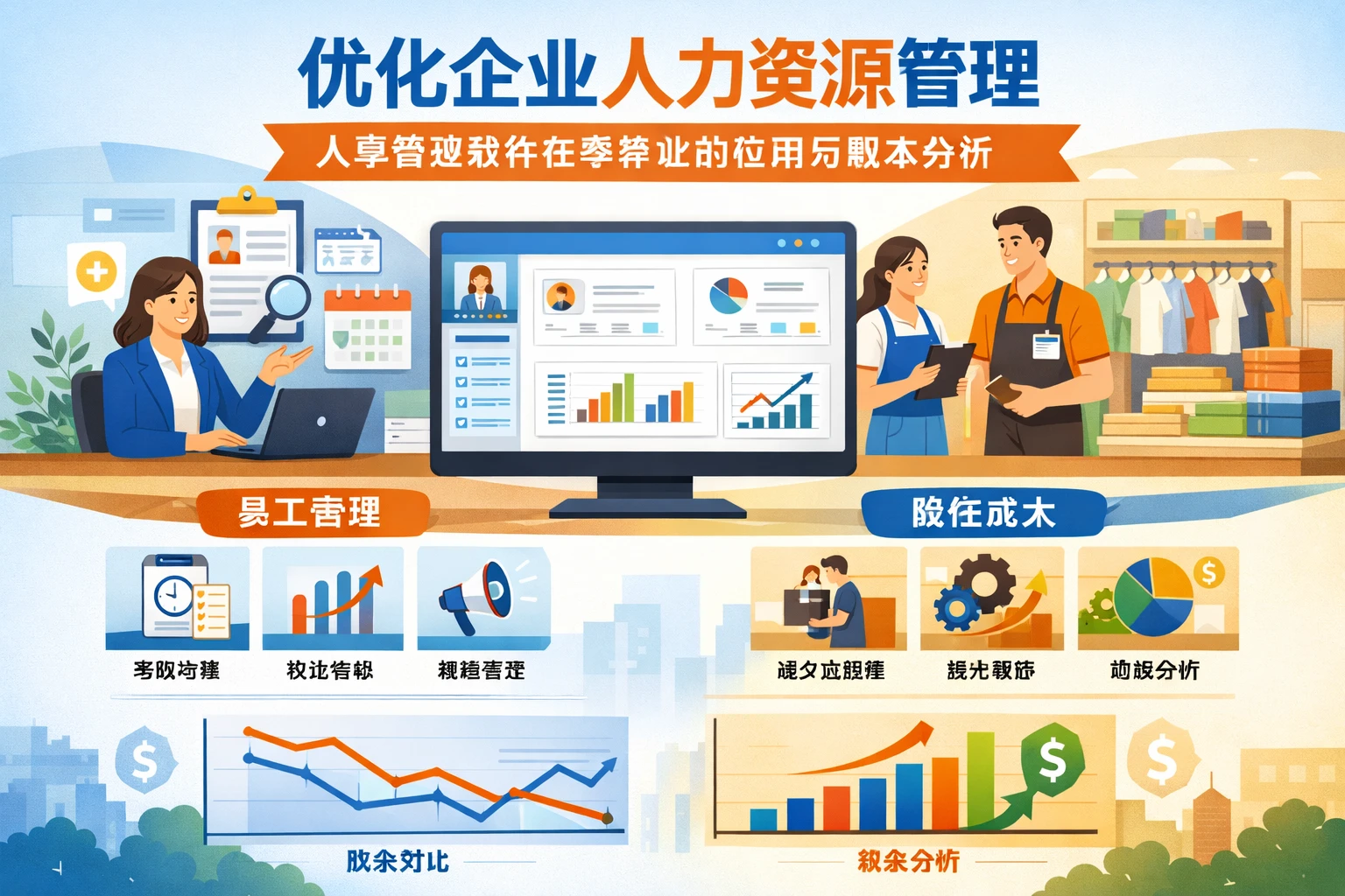 优化企业人力资源管理:人事管理软件在零售业的应用与成本分析