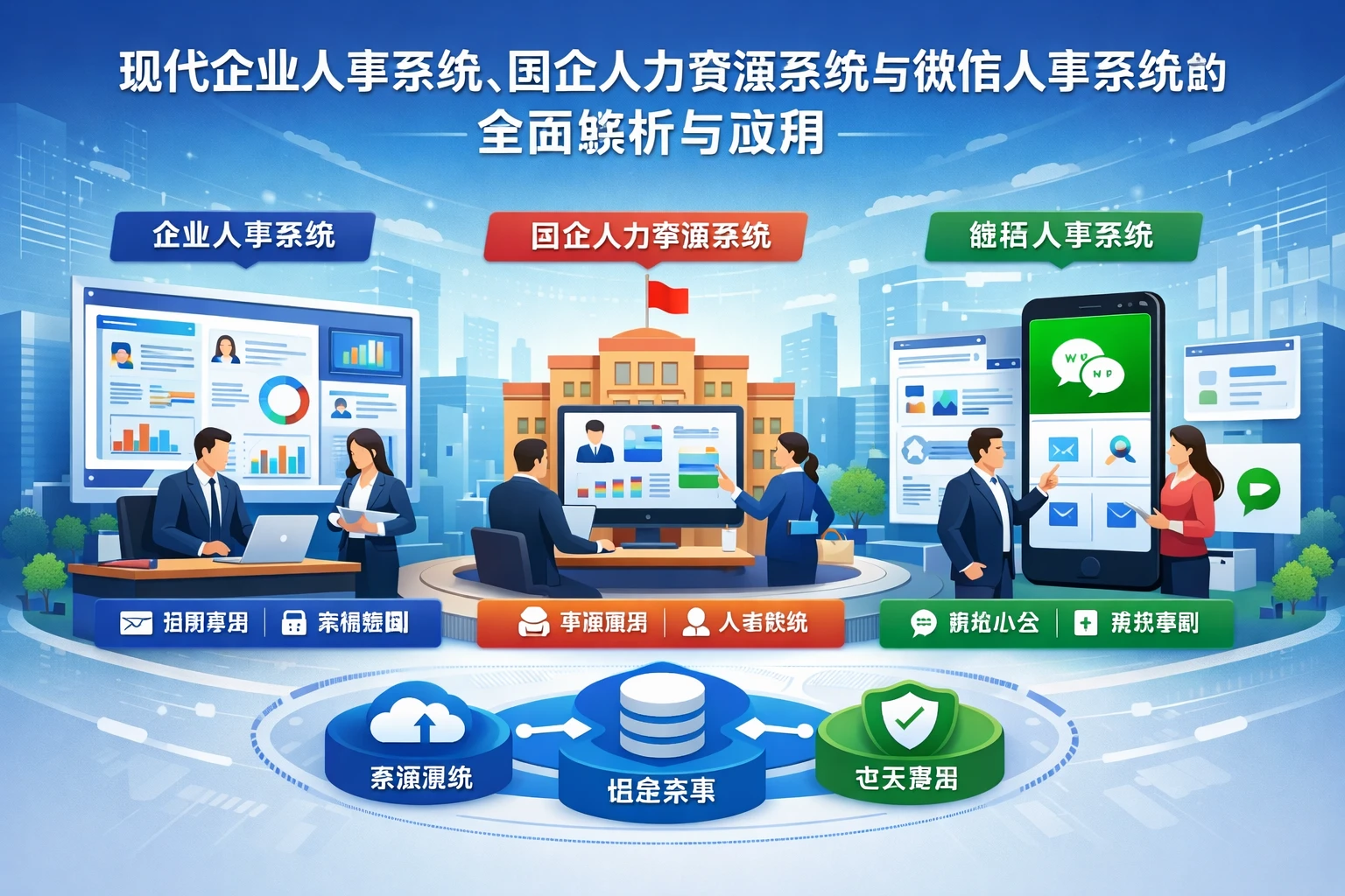 现代企业人事系统、国企人力资源系统与微信人事系统的全面解析与应用