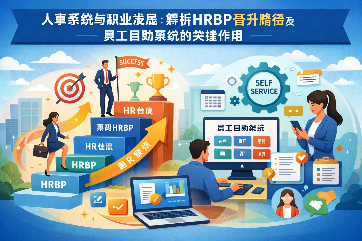 人事系统与职业发展：解析HRBP晋升路径及员工自助系统的关键作用