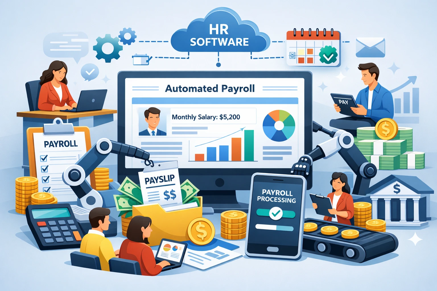 人事管理软件的自动化薪酬管理