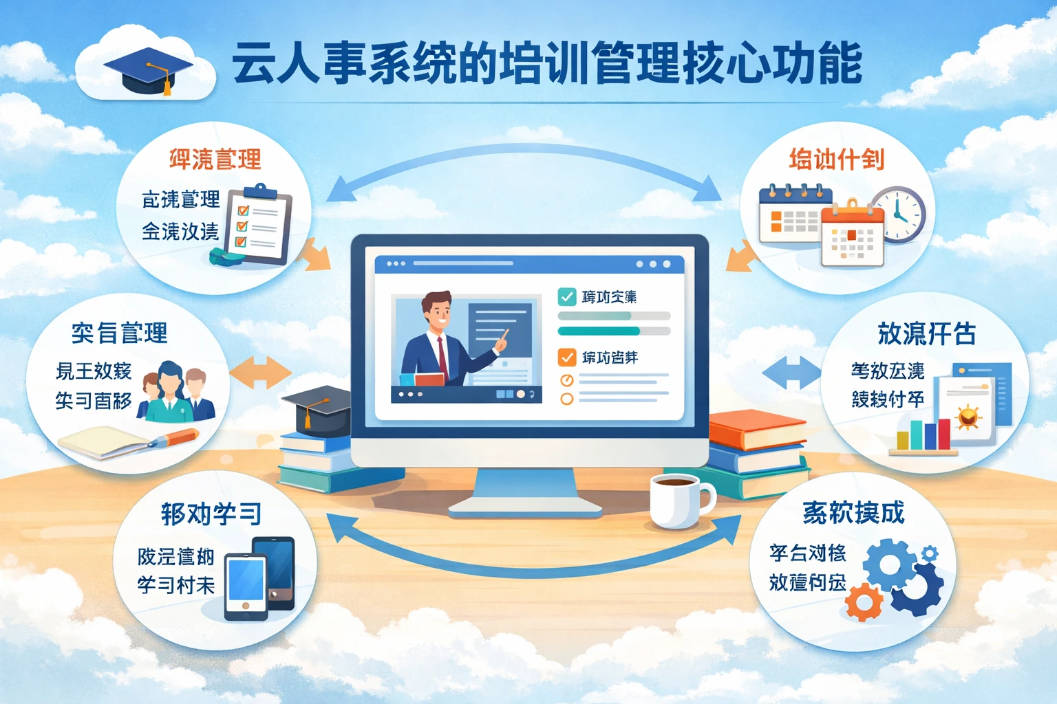 云人事系统的培训管理核心功能