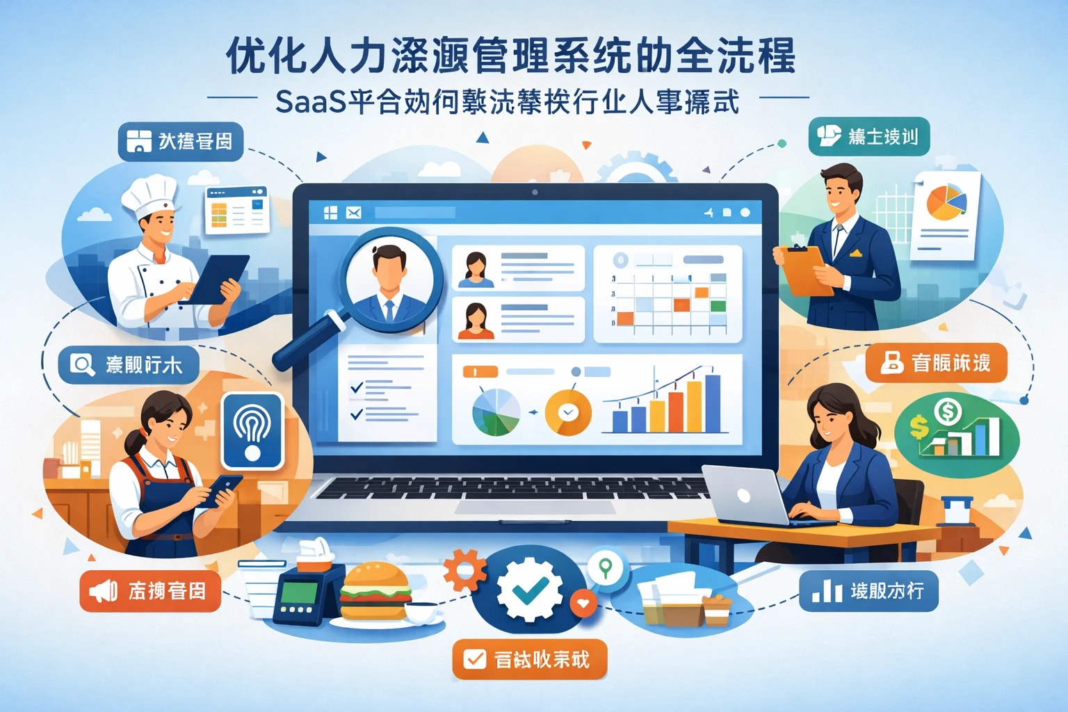 优化人力资源管理系统的全流程，SaaS平台如何解决餐饮行业人事痛点