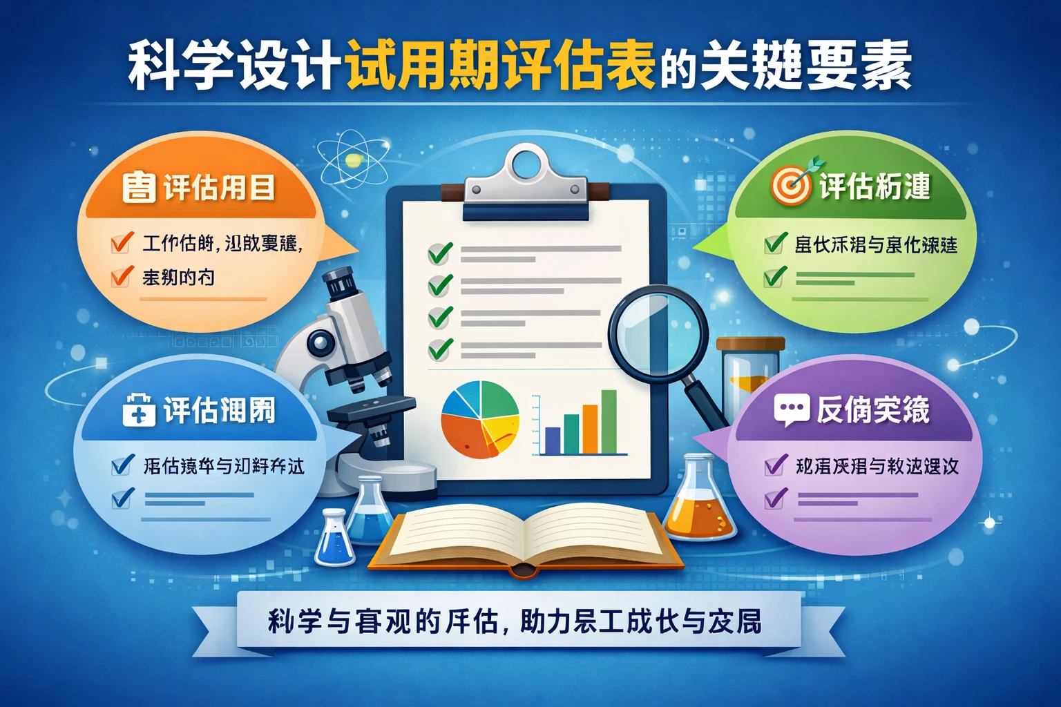 科学设计试用期评估表的关键要素