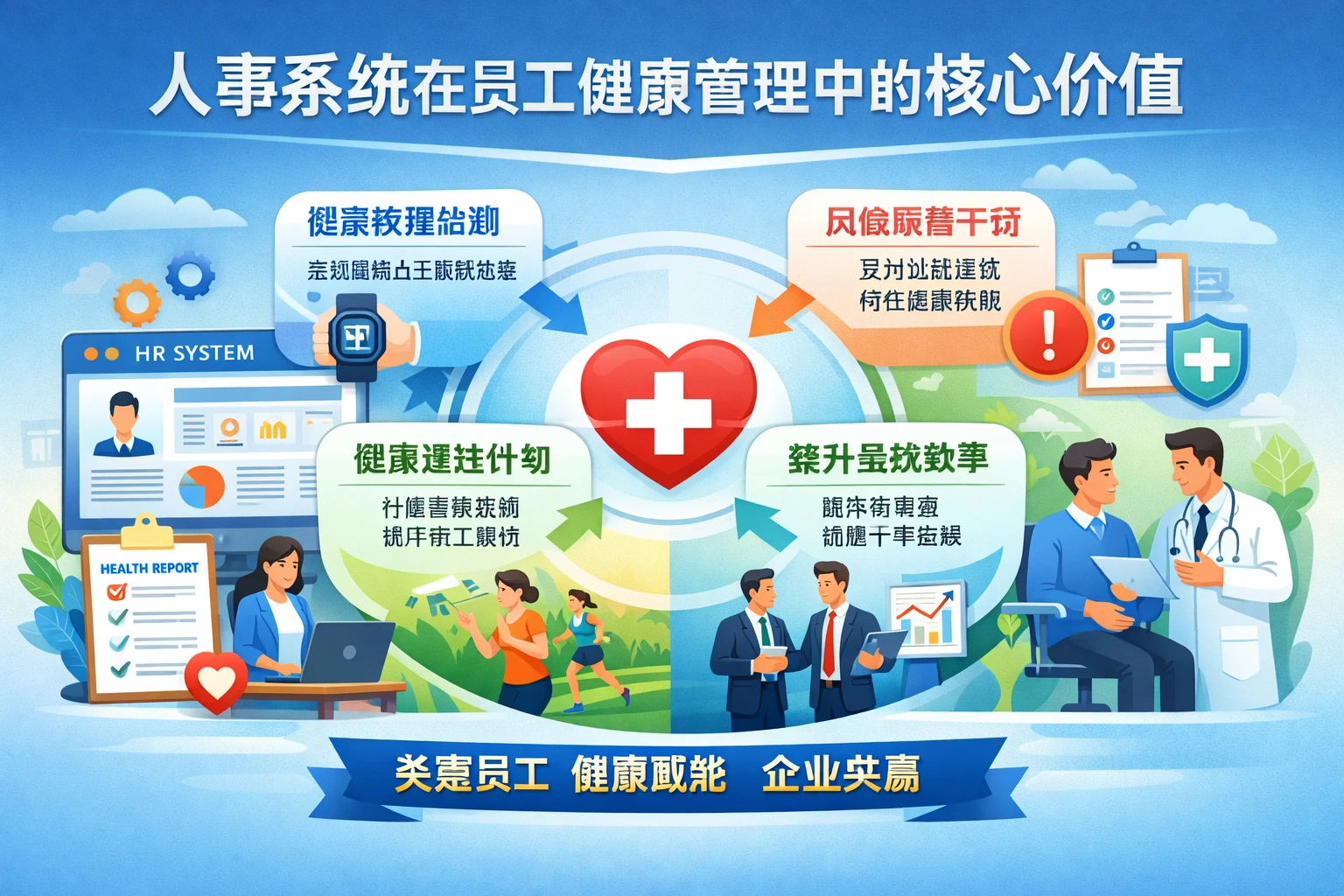 人事系统在员工健康管理中的核心价值