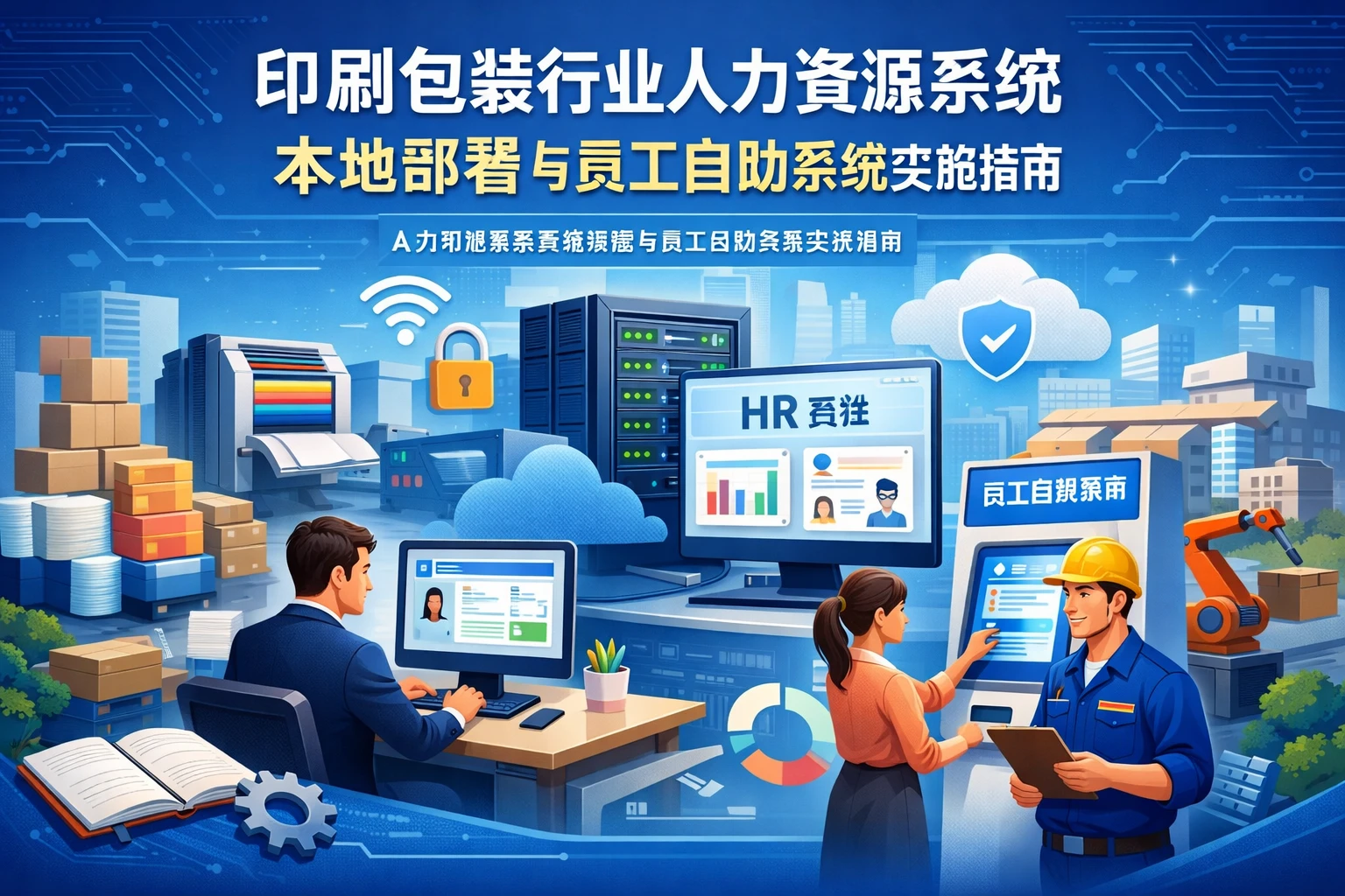 印刷包装行业人力资源系统本地部署与员工自助系统实施指南