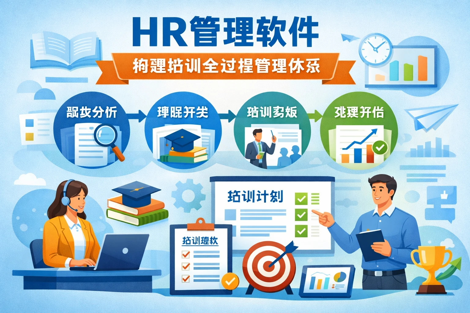 HR管理软件：构建培训全过程管理体系