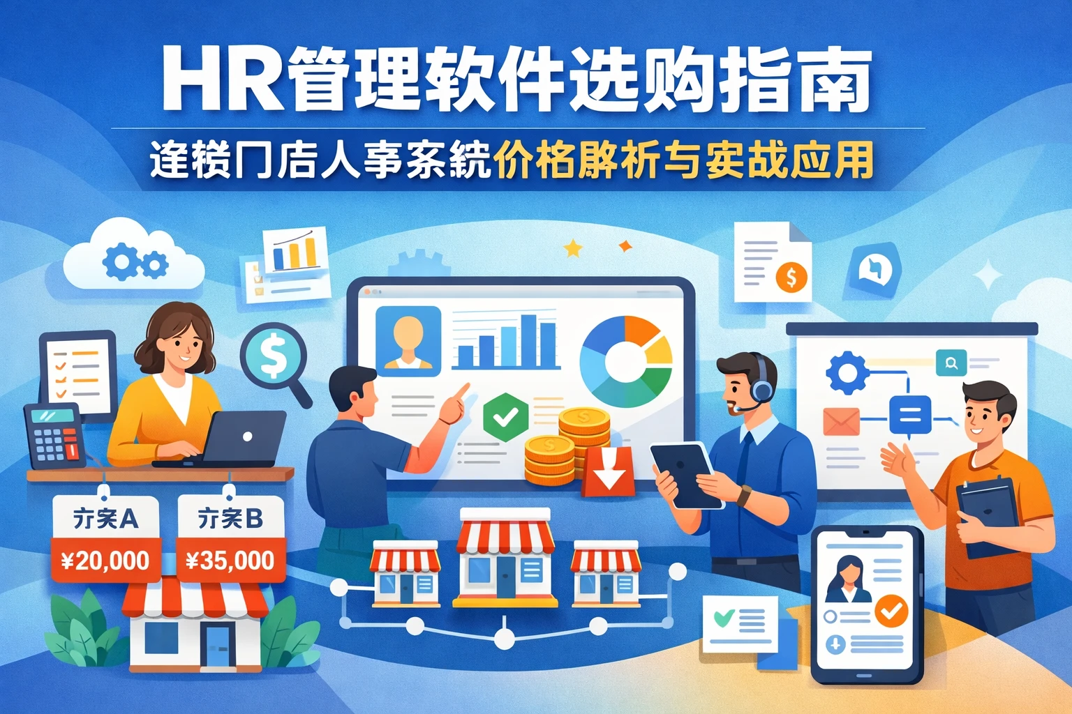 HR管理软件选购指南：连锁门店人事系统价格解析与实战应用