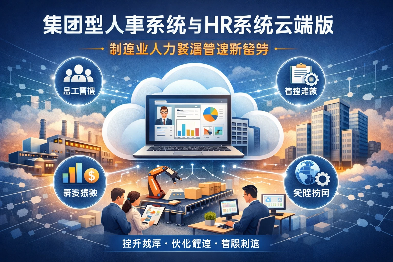 集团型人事系统与HR系统云端版：制造业人力资源管理新趋势