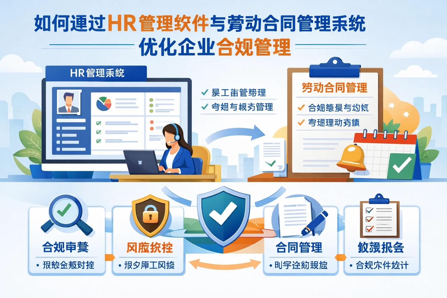 如何通过HR管理软件与劳动合同管理系统优化企业合规管理