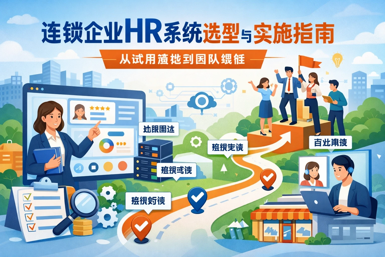 连锁企业HR系统选型与实施指南：从试用落地到团队赋能