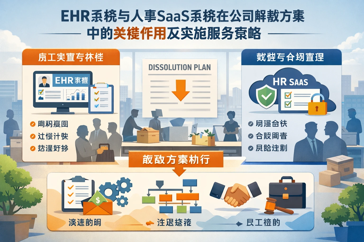 ehr系统与人事SaaS系统在公司解散方案中的关键作用及实施服务策略