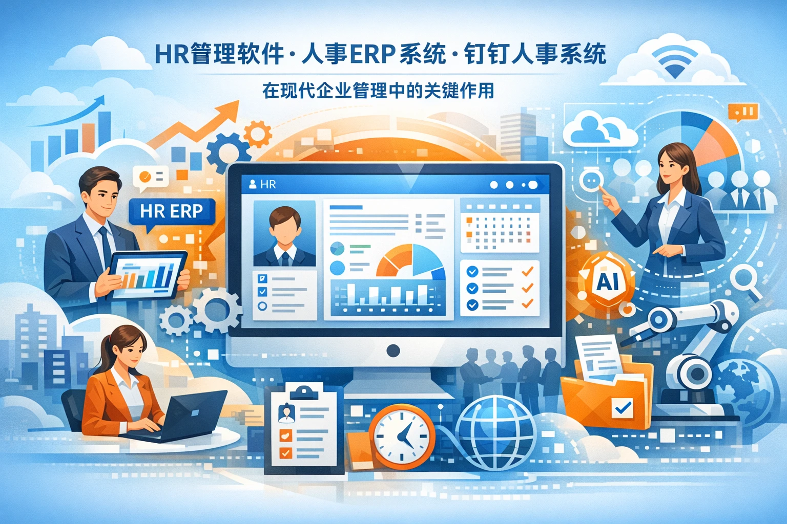 HR管理软件、人事ERP系统与钉钉人事系统在现代企业管理中的关键作用