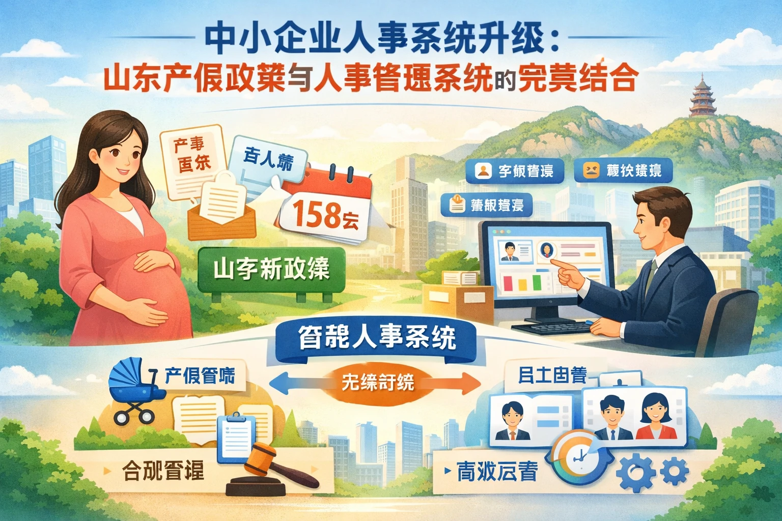 中小企业人事系统升级：山东产假政策与人事管理系统的完美结合