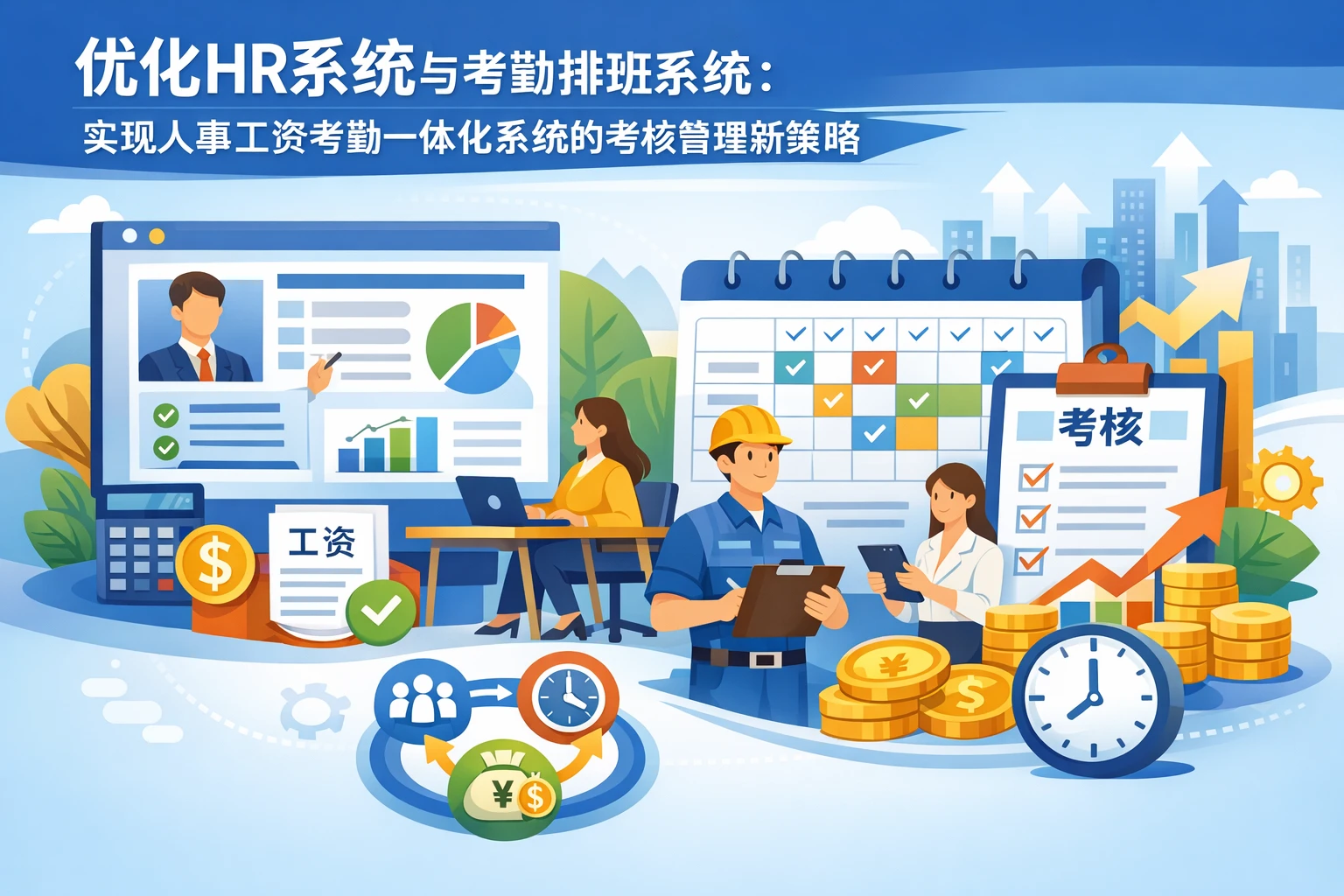 优化HR系统与考勤排班系统：实现人事工资考勤一体化系统的考核管理新策略