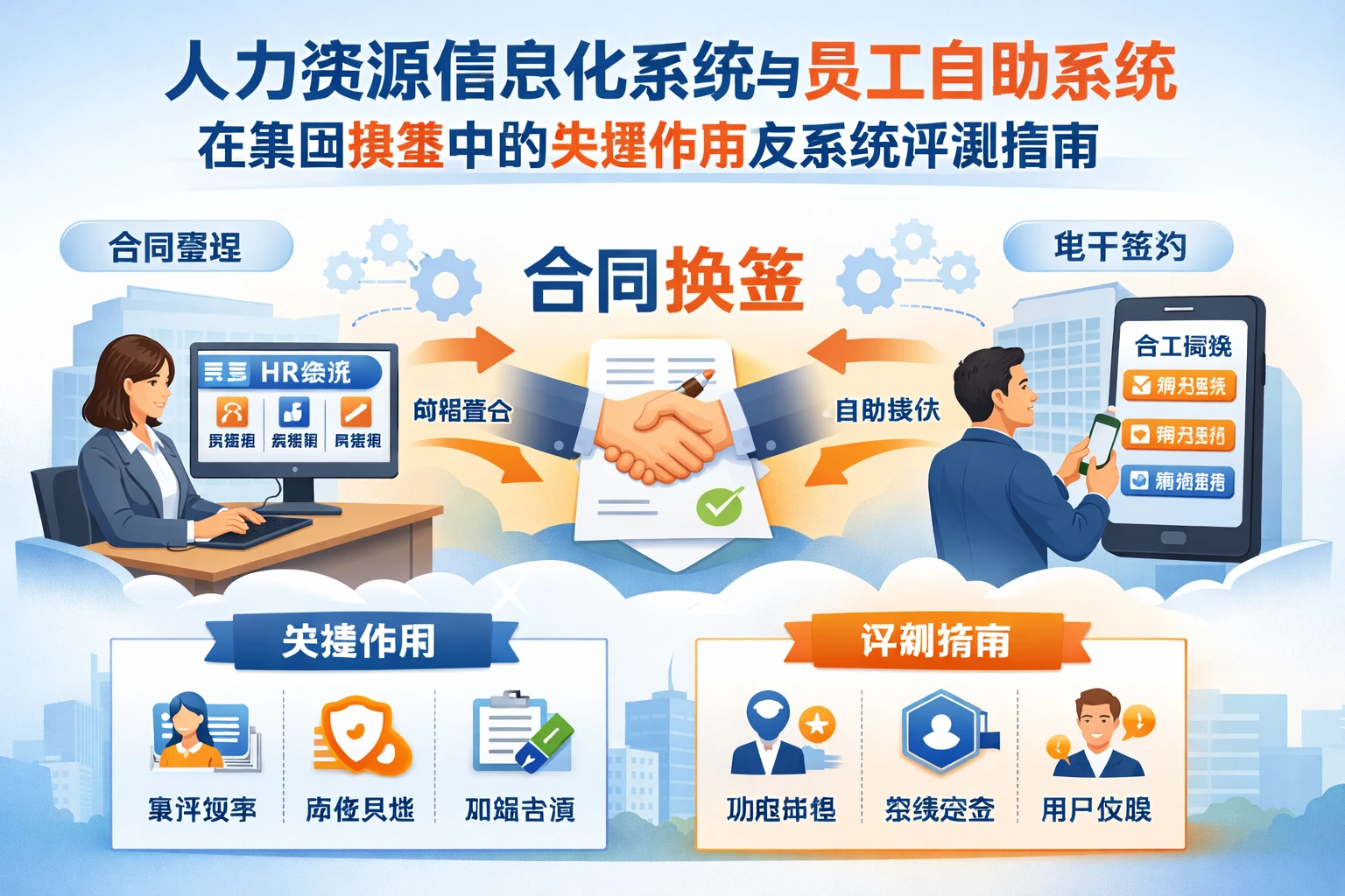 人力资源信息化系统与员工自助系统在集团换签中的关键作用及系统评测指南