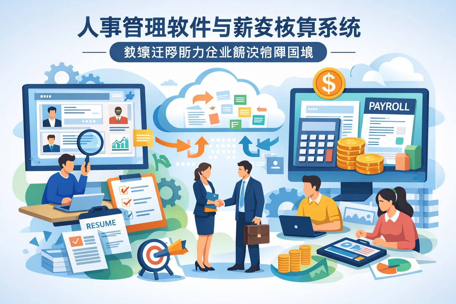 人事管理软件与薪资核算系统:数据迁移助力企业解决招聘困境