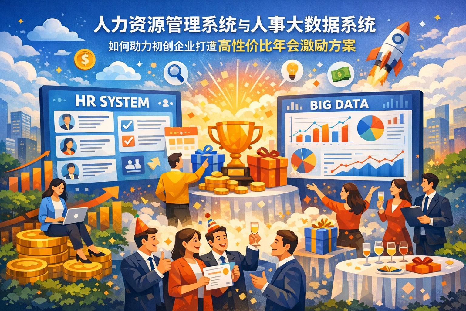 人力资源管理系统与人事大数据系统如何助力初创企业打造高性价比年会激励方案