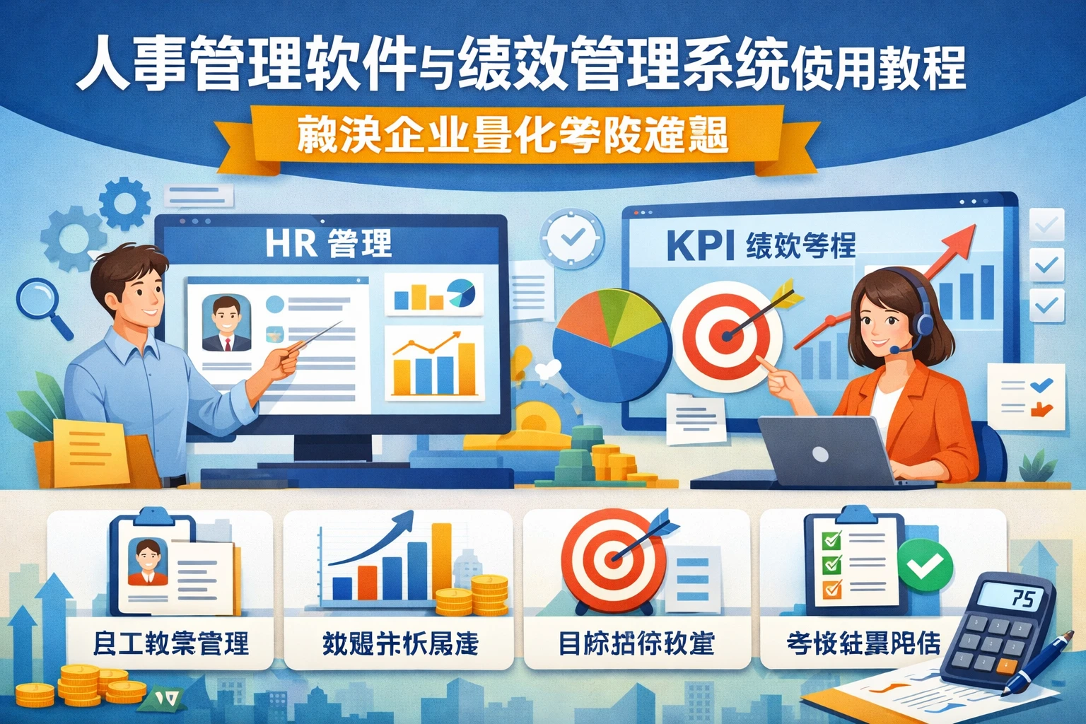 人事管理软件与绩效管理系统使用教程：解决企业量化考核难题