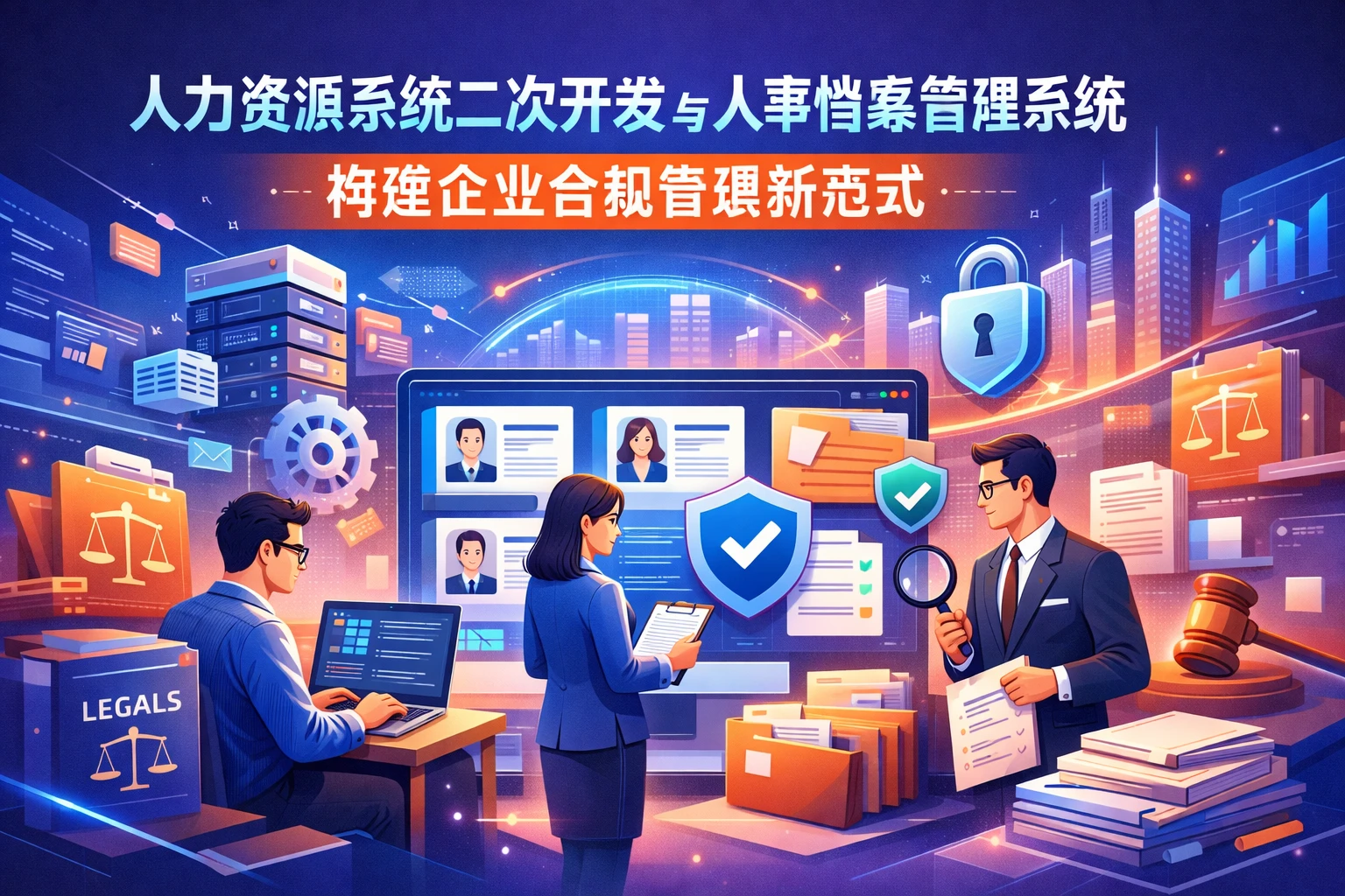 人力资源系统二次开发与人事档案管理系统：构建企业合规管理新范式