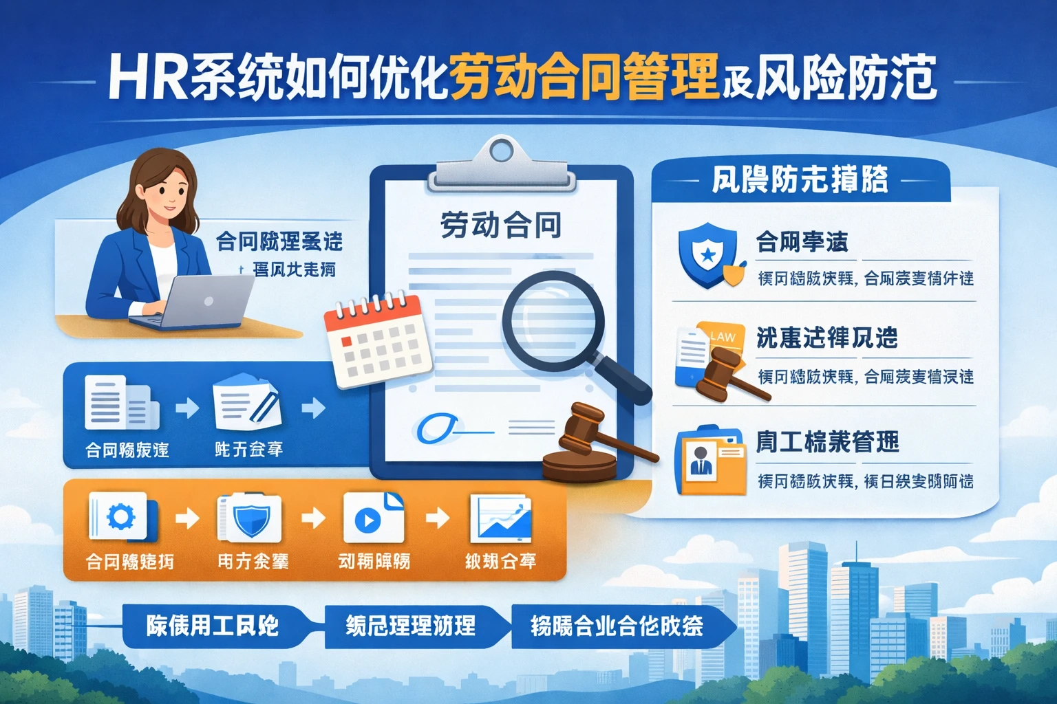 HR系统如何优化劳动合同管理及风险防范