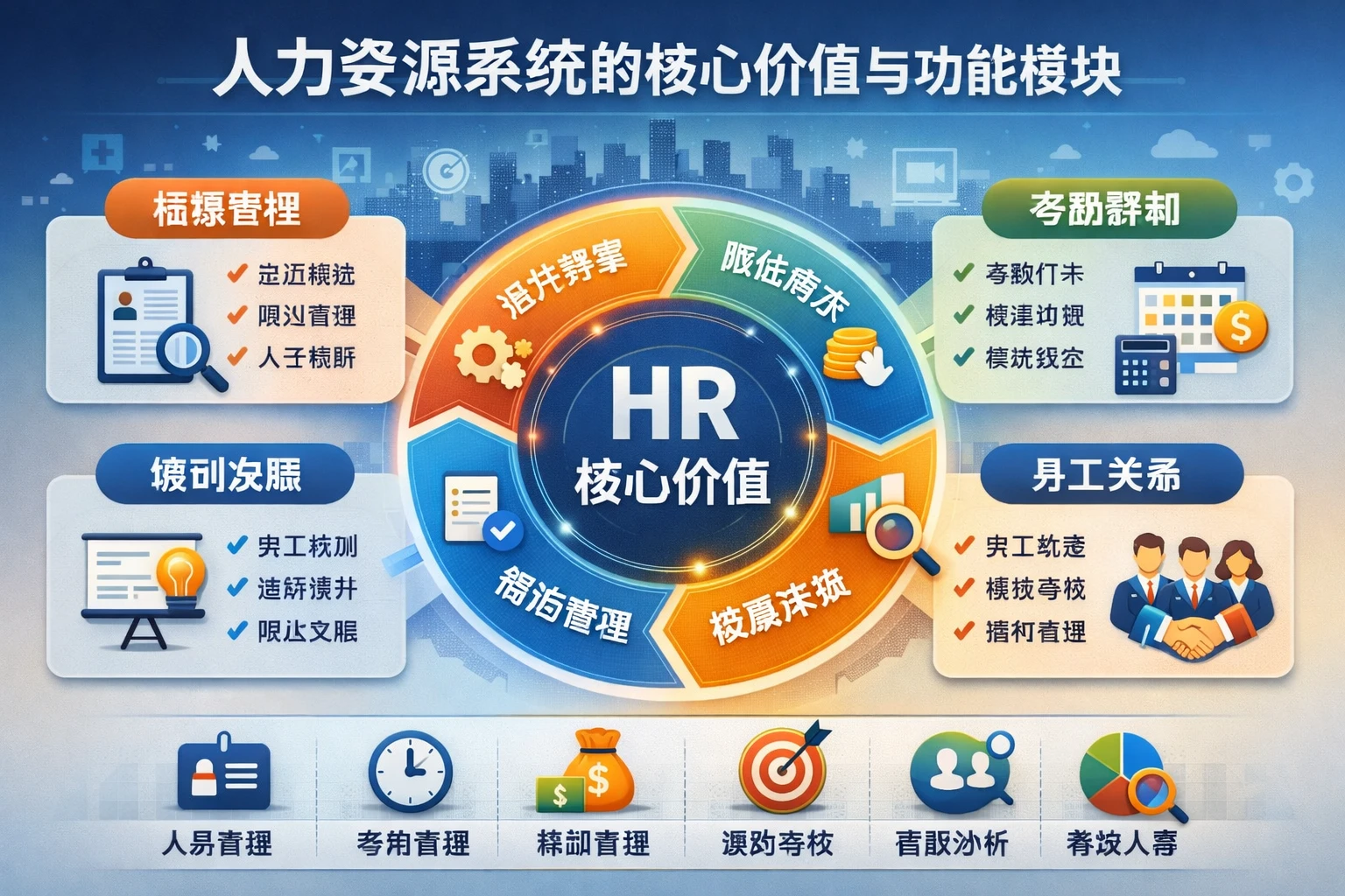 人力资源系统的核心价值与功能模块