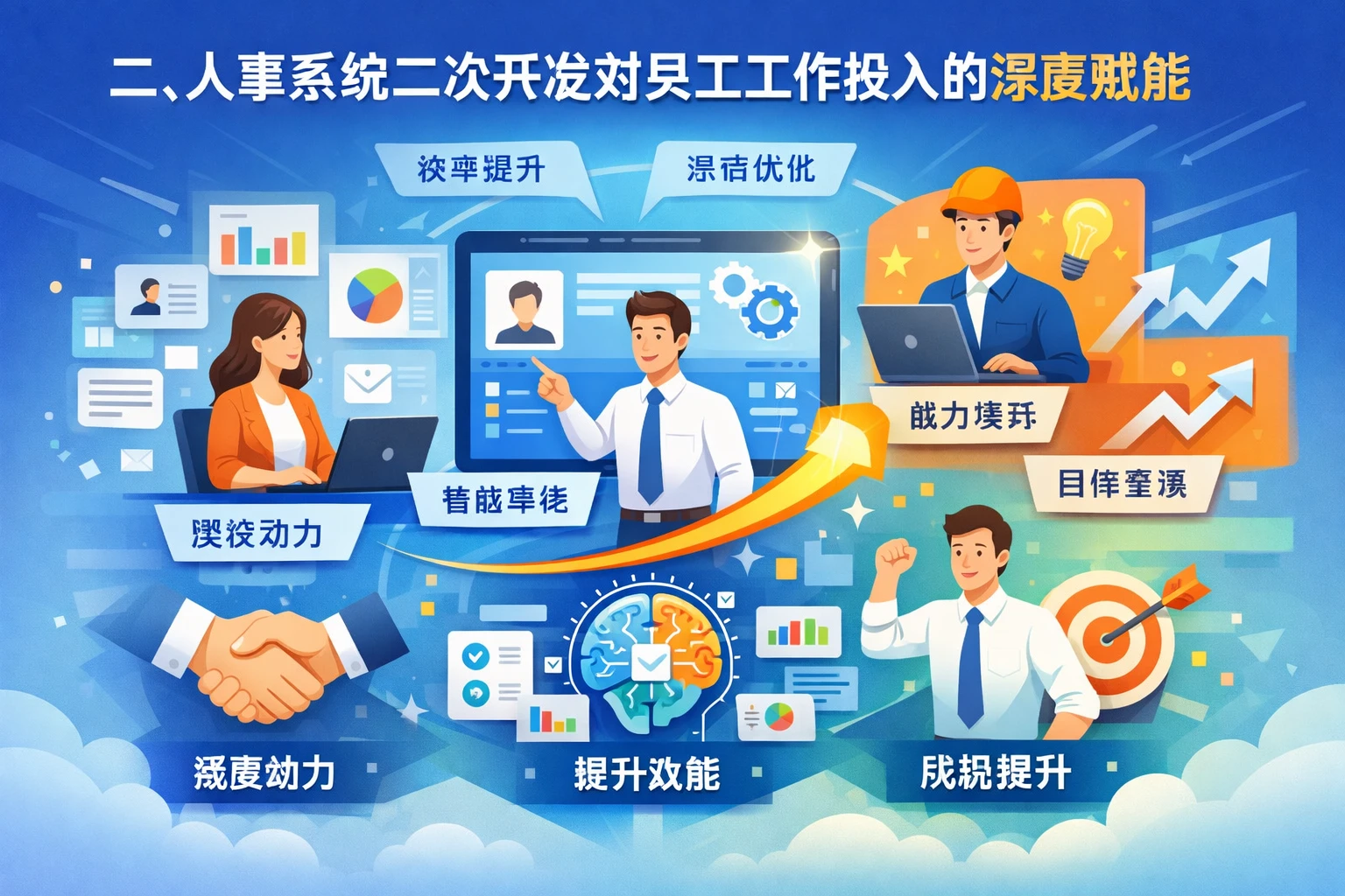 二、人事系统二次开发对员工工作投入的深度赋能