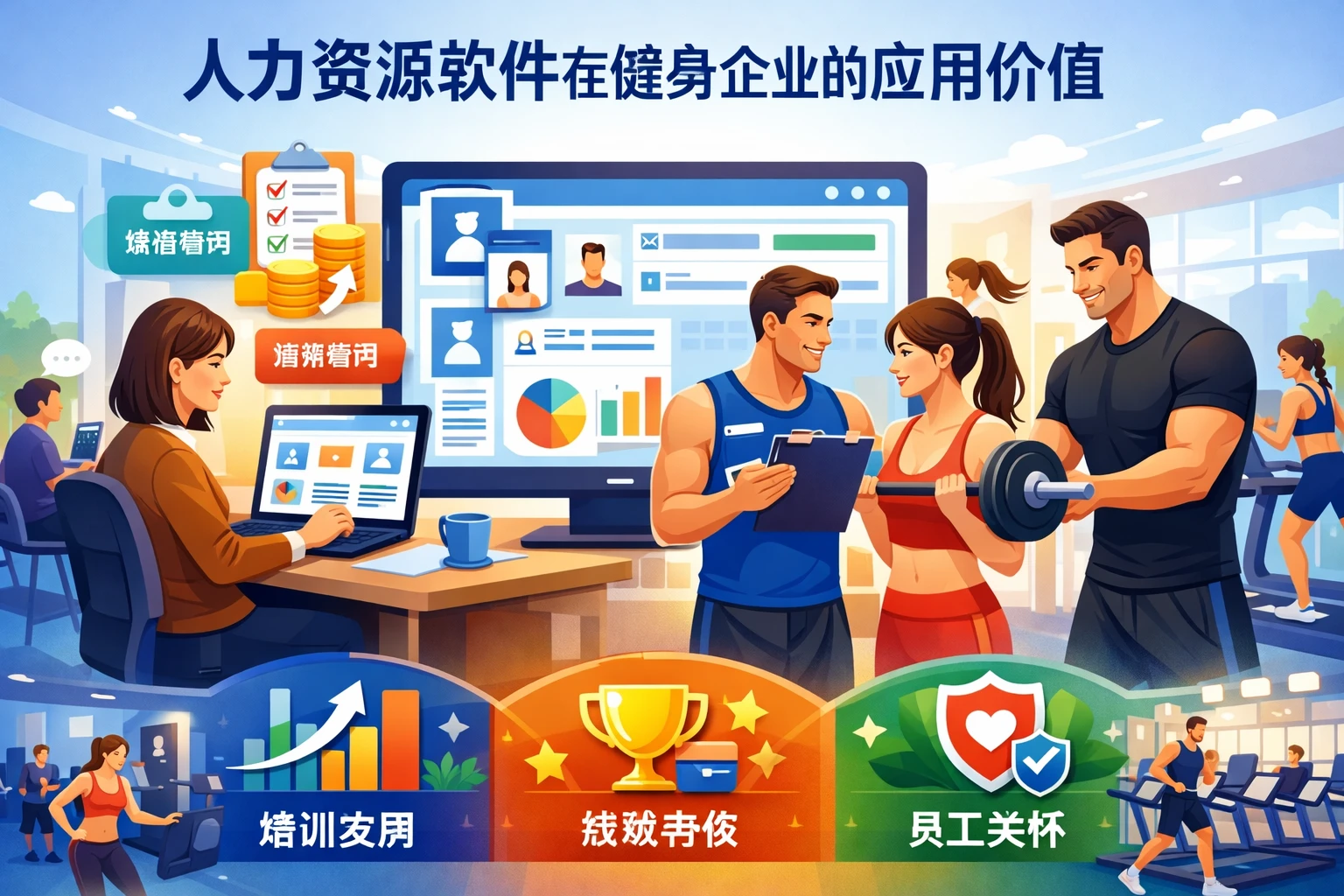 人力资源软件在健身企业的应用价值